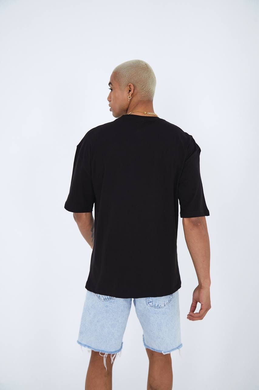 Skyline Jet Unisex Exclusive Oversized Tee - Black(*)
