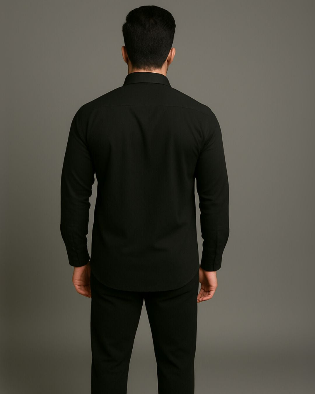 MEN'S 404 GANG FULL SLEEVE BLACK SHIRT
