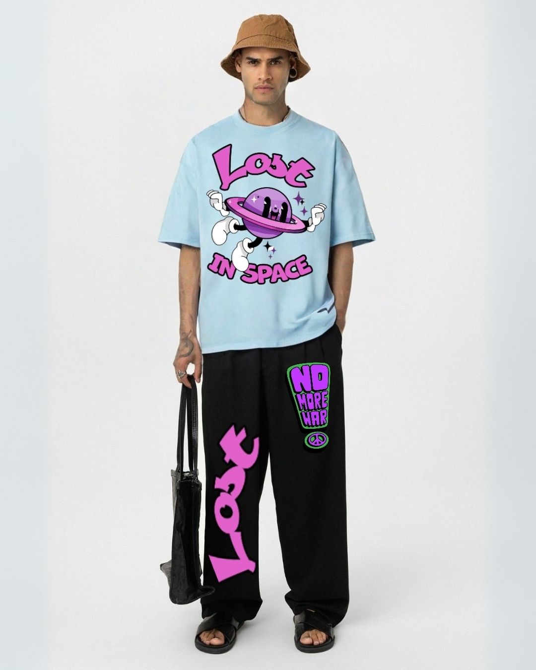 MEN'S IN SPACE CORDS (BLUE AND BLACK)