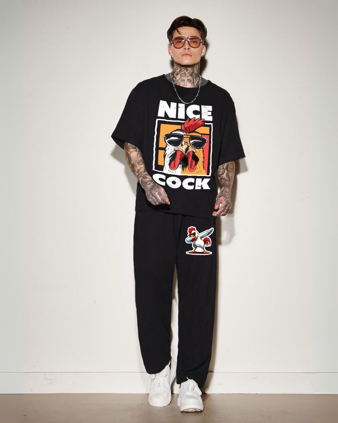 MEN'S LOUD CORDSET (BLACK AND BLACK)