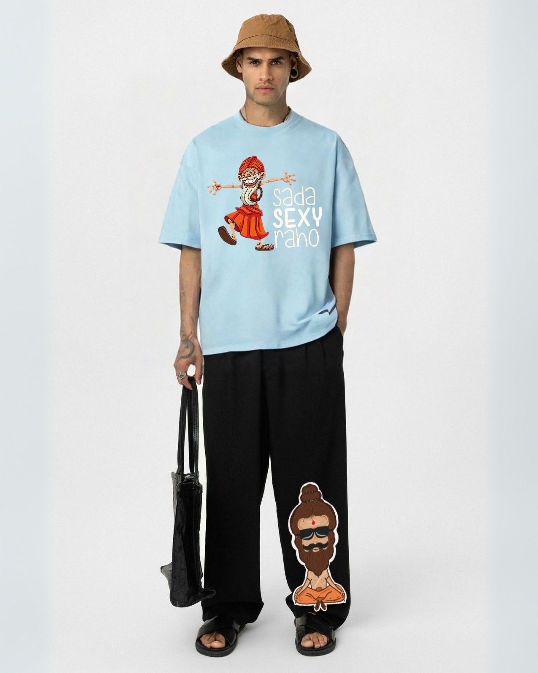 MEN'S QUIRKY KARMA CORDSET (BLUE AND BLACK)