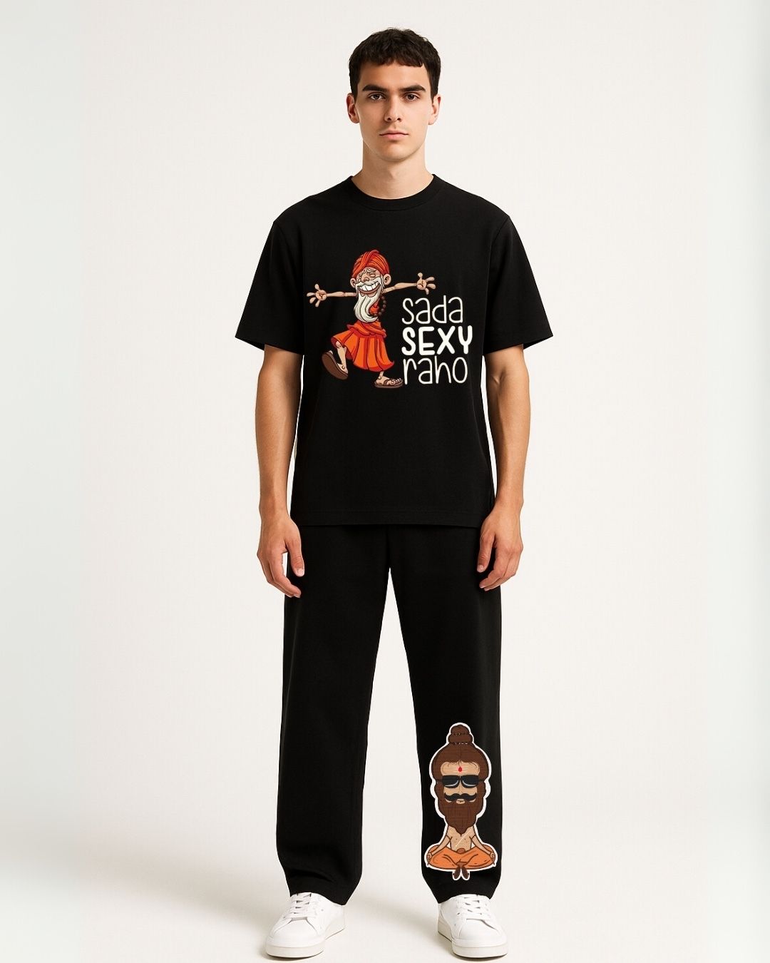 MEN'S QUIRKY KARMA CORDS (BLACK & BLACK)