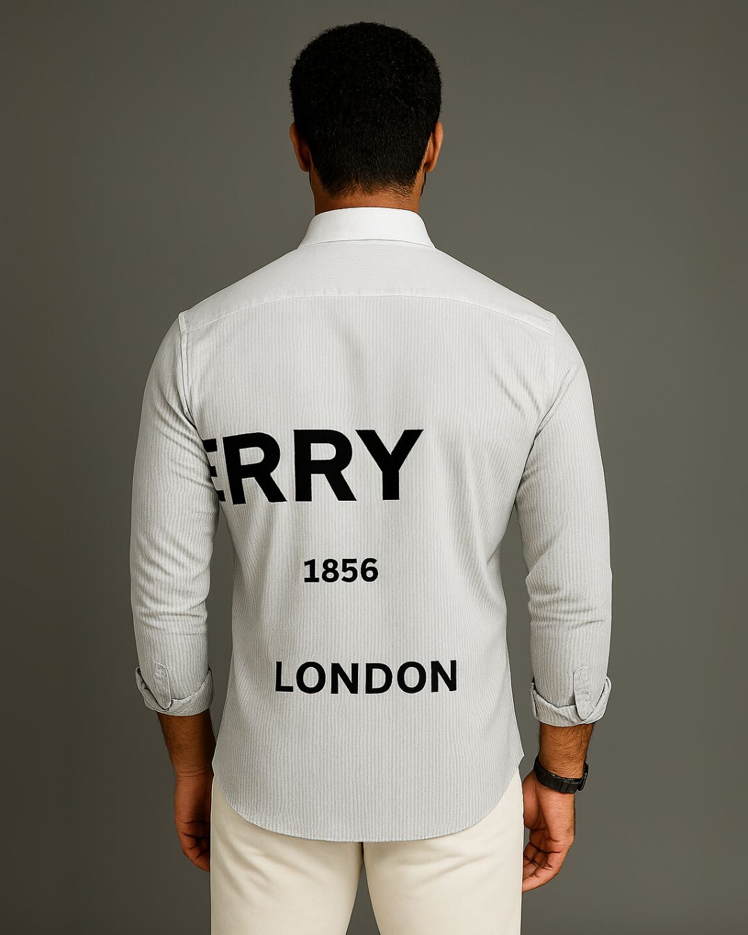 MEN'S ESTABLISH LONDON FULL SLEEVE STRIPE SHIRT(*)