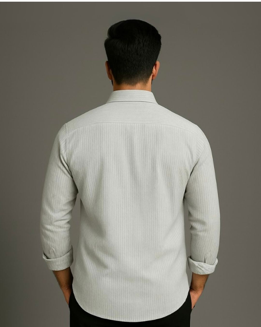 MEN'S MARLBORO FULL SLEEVE STRIPE SHIRT