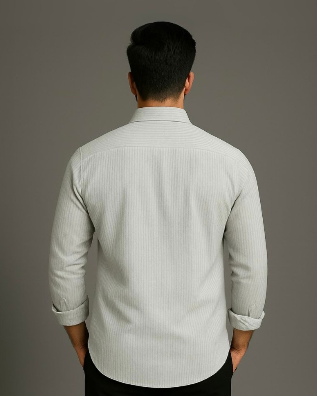 MEN'S STAR ANGEL FULL SLEEVE STRIPE SHIRT