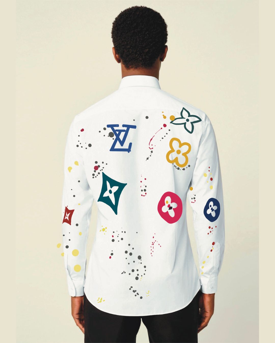 SPLASH MODE FULL SLEEVE BLACK SHIRT