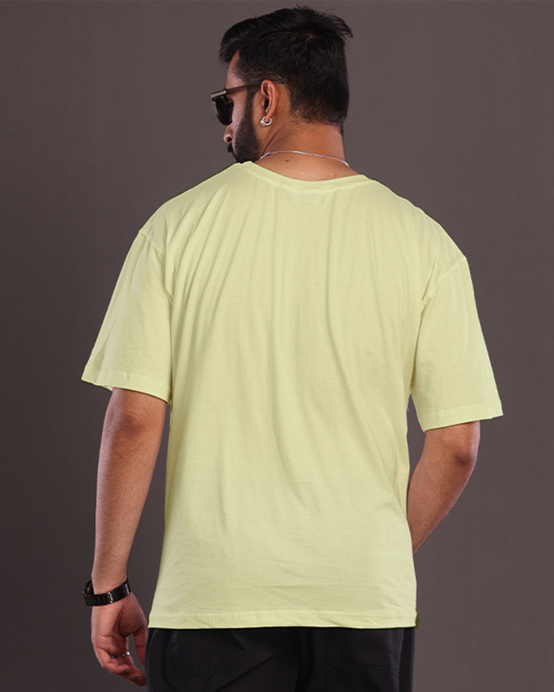 Men's Mint Geen Oversized T-Shirt - Naruto Graphic