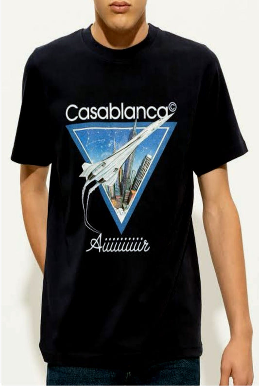 Skyline Jet Unisex Exclusive Oversized Tee - Black(*)