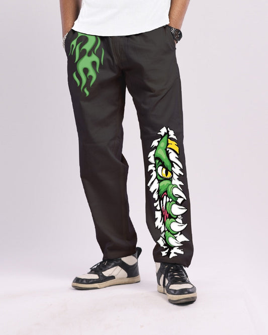 Men's Black Cargo Pants - Hidden Dragon