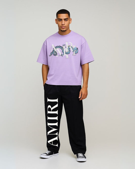 MEN'S AMIRI DRAGON CORDS (PURPLE AND BLACK)