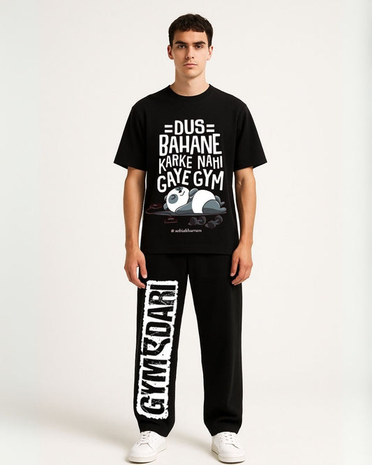 MEN'S BOLLYWOOD GYM  CORDS (BLACK & BLACK)