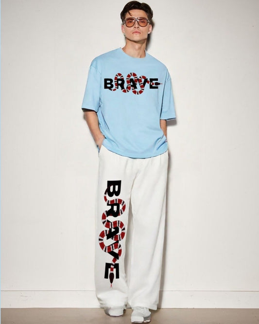 MEN'S BRAVE SNAKE CORDS (BLUE AND WHITE)