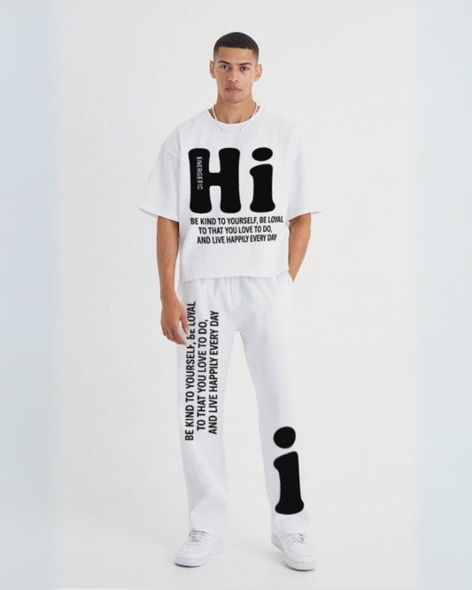 MEN'S HI ENERGETIC CORDS (WHITE AND WHITE)