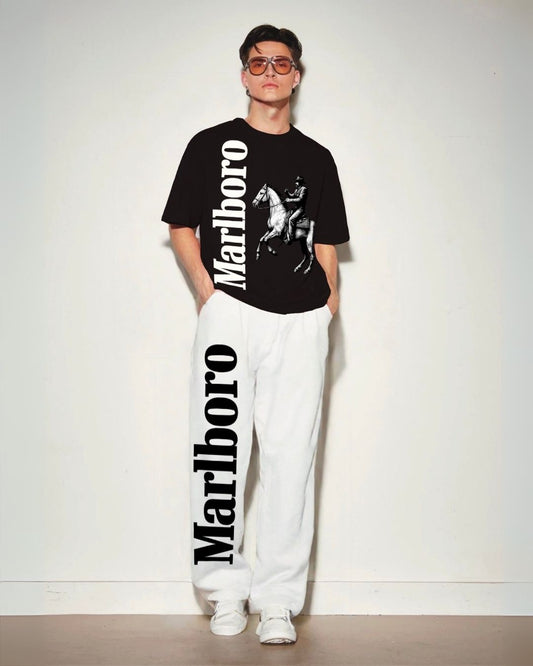 MEN'S HORSE MB CORDS (BLACK AND WHITE)