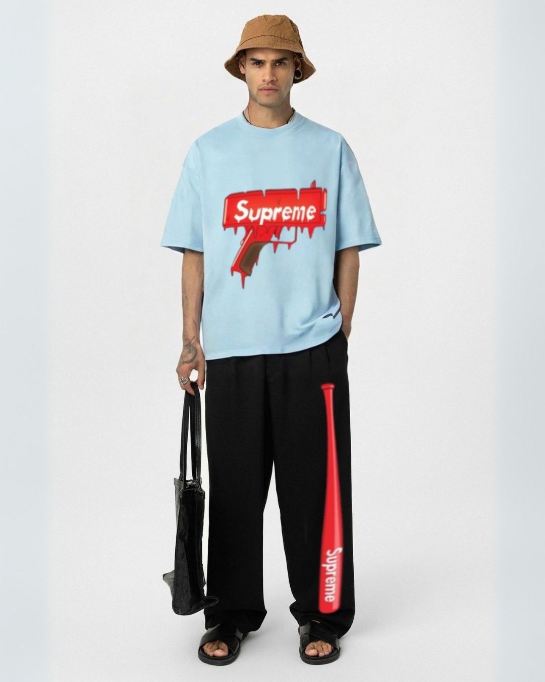 MEN'S STRIKE OUT CORDS (BLUE AND BLACK)