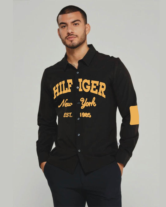 NEW YORK 1985 FULL SLEEVE BLACK SHIRT(*)