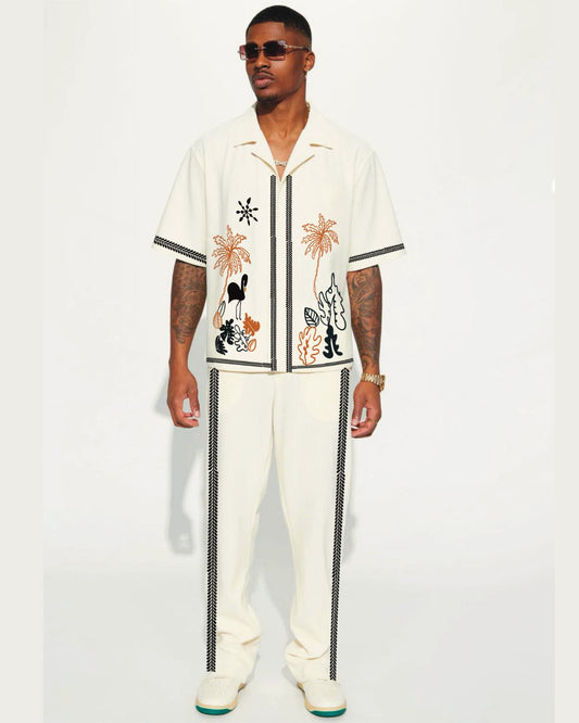 Palm Breeze Cordset (White and White)(*)