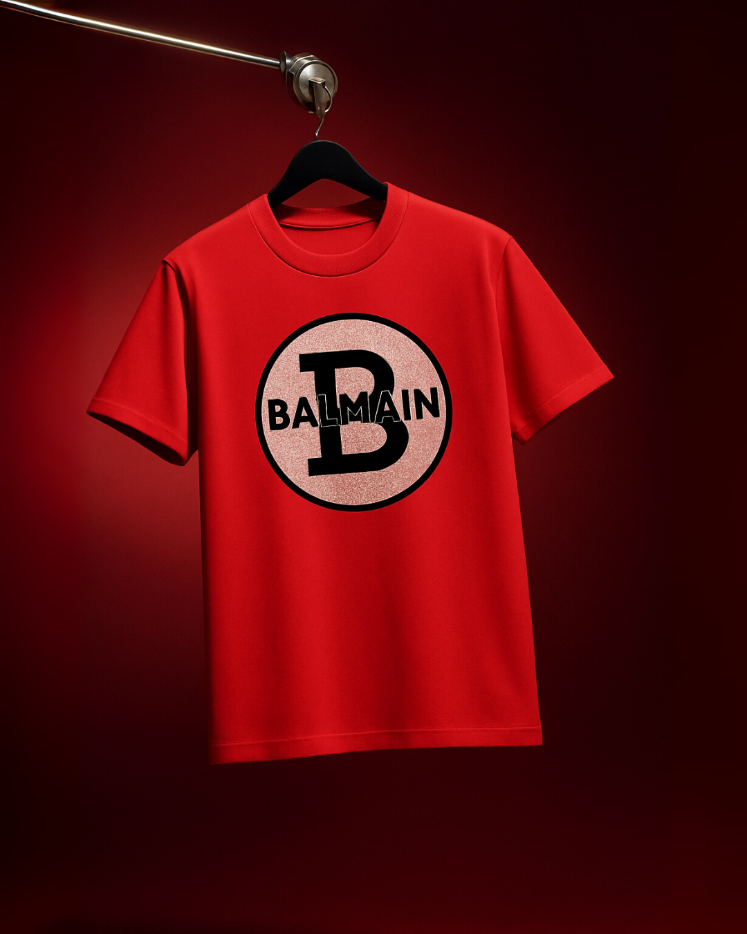 BALMAIN (RED), STAY CRAZY (PURPLE) TEE COMBO OF 2(*)