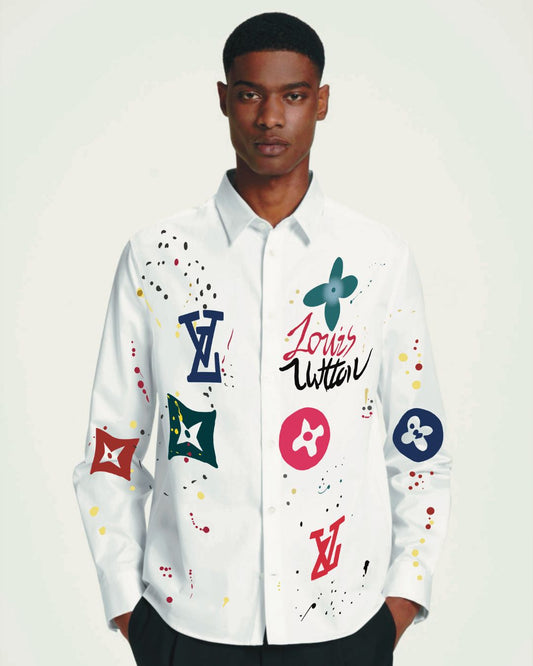 SPLASH MODE FULL SLEEVE BLACK SHIRT