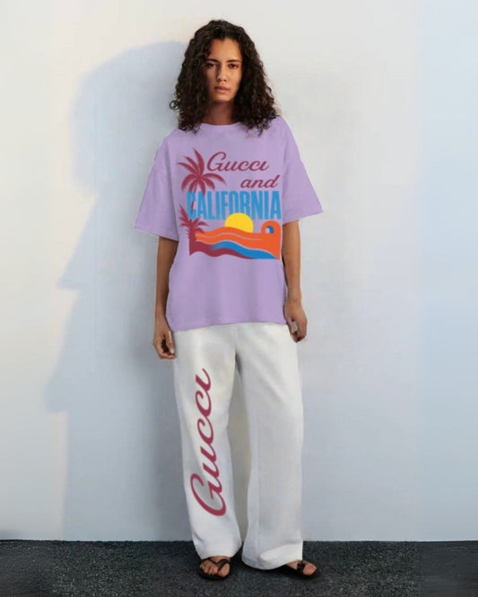 WOMEN'S CALIFORNIA GUCCI CORDS (PURPLE AND WHITE)