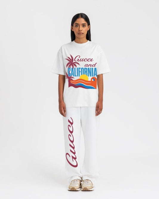WOMEN'S CALIFORNIA GUCCI CORDS (WHITE AND WHITE)