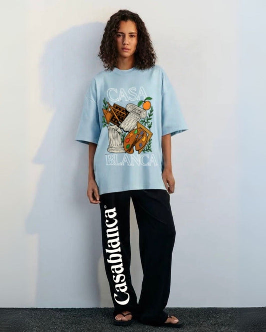 WOMEN'S CASABLANCA CORDS (BLUE AND BLACK)