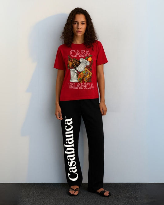 WOMEN'S CASABLANCA CORDS (RED AND BLACK)