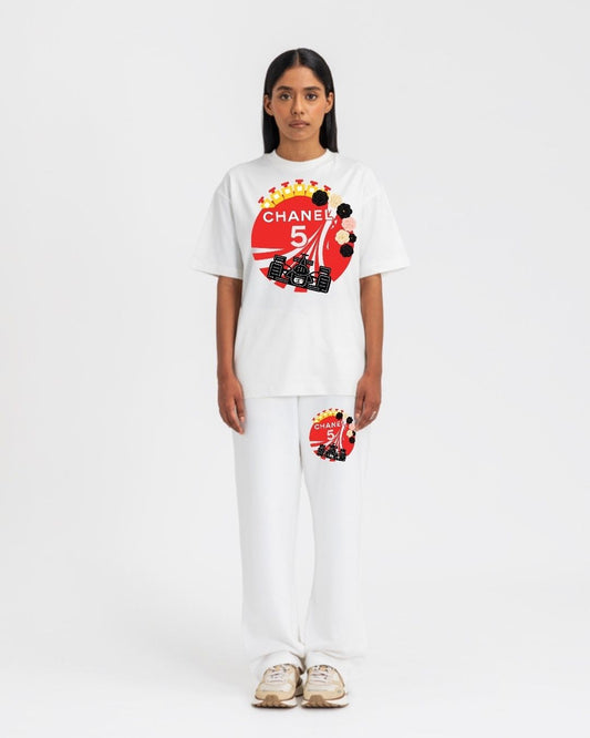 WOMEN'S CHANEL CORDS (WHITE AND WHITE)