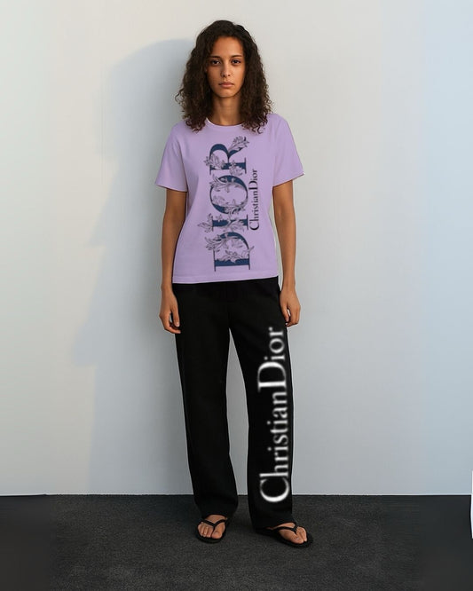 WOMEN'S DIOR CD CORDS (PURPLE AND BLACK)