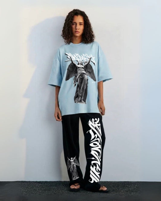 WOMEN'S FALLEN SAINT CORDS (BLUE AND BLACK)