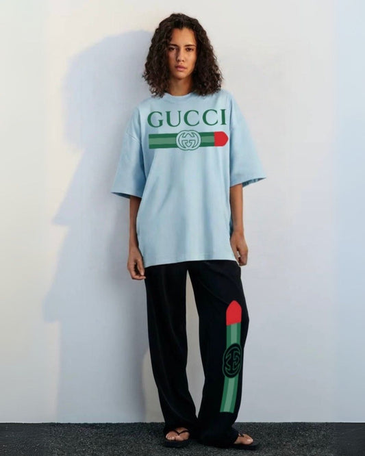 WOMEN'S GG GUCCI CORDS (BLUE AND BLACK)