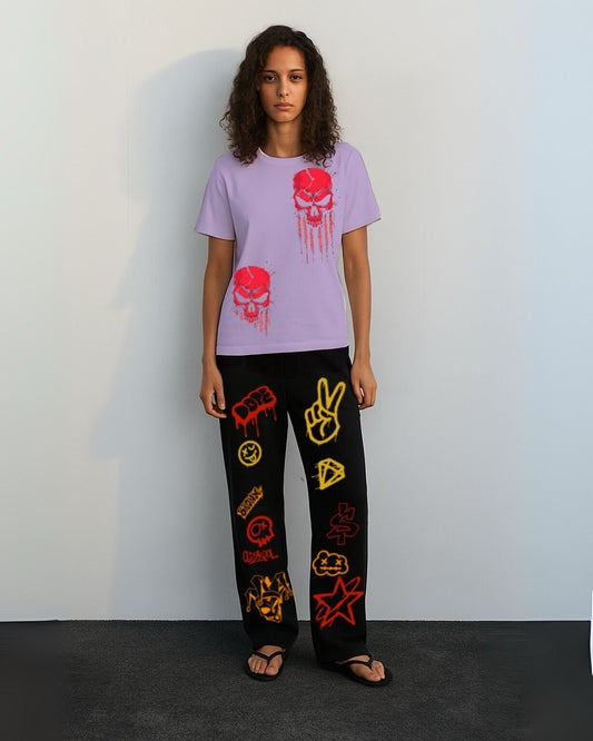 WOMEN'S HELLMARK CORDS (PURPLE AND BLACK)