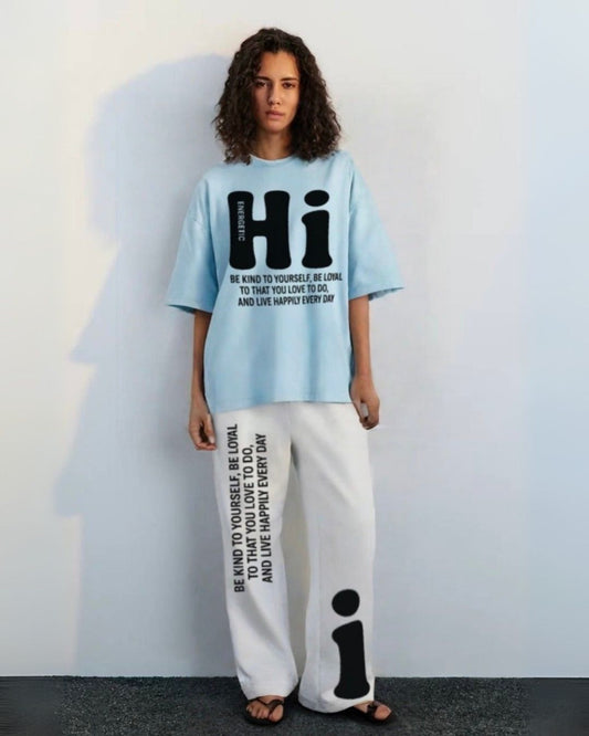 WOMEN'S HI ENERGETIC CORDS (BLUE AND WHITE)