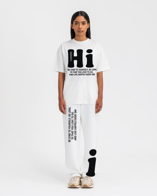 WOMEN'S HI ENERGETIC CORDS (WHITE AND WHITE)