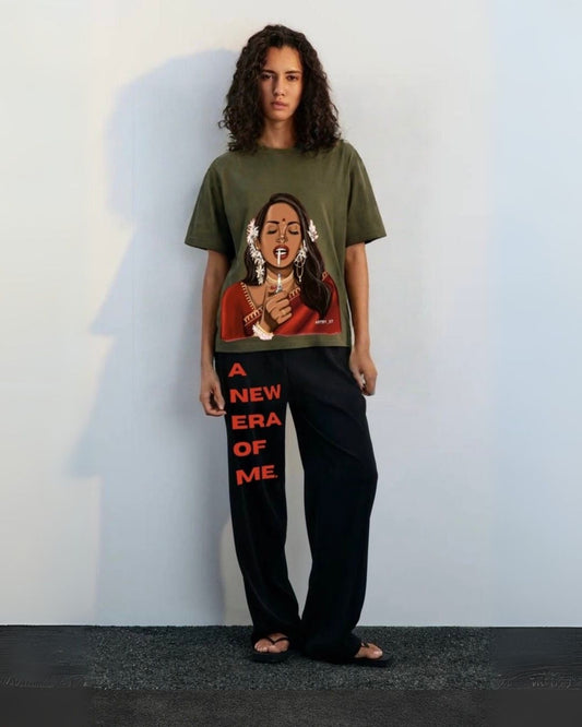 WOMEN'S HOT MESS CORDSET (OLIVE AND BLACK)