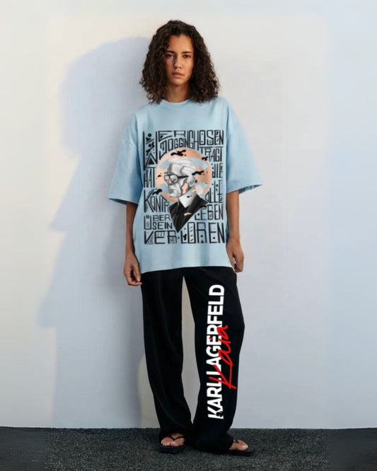 WOMEN'S KARL MEN CORDS (BLUE AND BLACK)