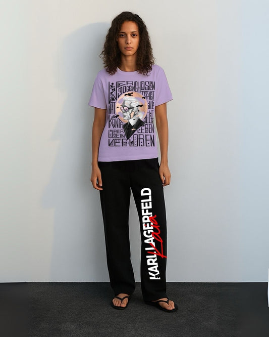 WOMEN'S KARL MEN CORDS (PURPLE AND BLACK)