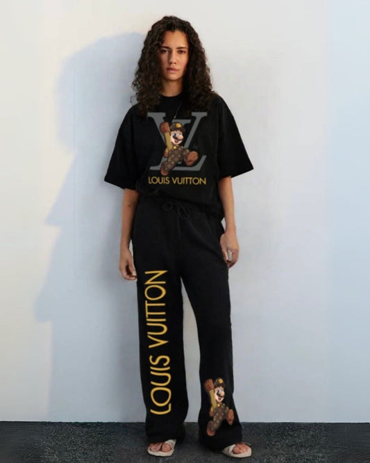 WOMEN'S LV MARIO CORDS (BLACK AND BLACK)