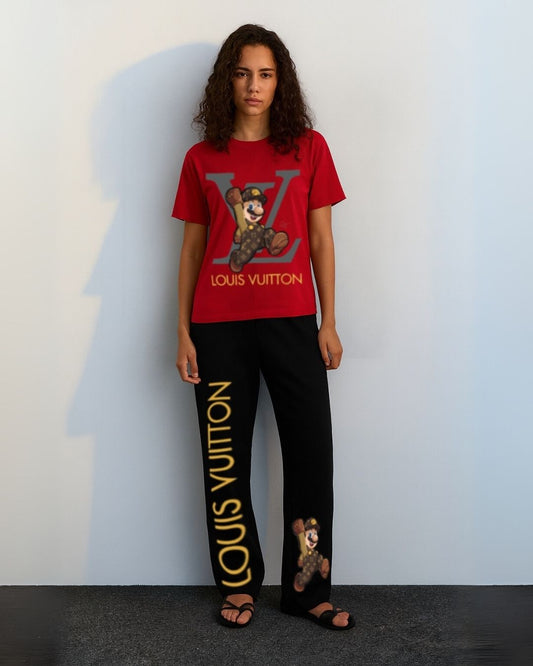 WOMEN'S  LV MARIO CORDS (RED AND BLACK)