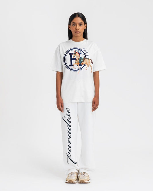 WOMEN'S PARIS HORSE CORDS (WHITE AND WHITE)
