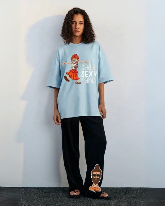 WOMEN'S QUIRKY KARMA CORDS (BLUE AND BLACK)