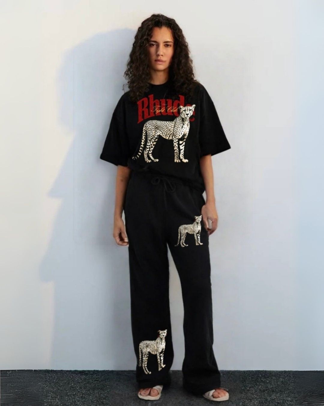 WOMEN'S RHUDE LEO CORDS (BLACK AND BLACK)