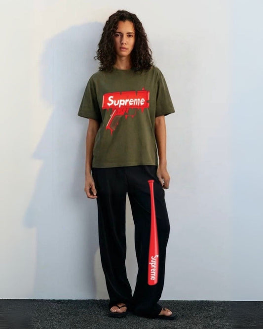 WOMEN'S STRIKE OUT CORDS (OLIVE AND BLACK)