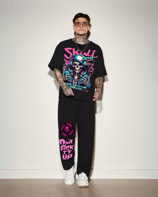 Men's money count cordset (Black and Black )