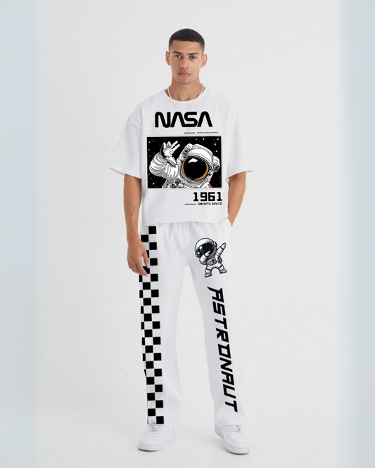 Men's galaxy gear cordset (white and white )