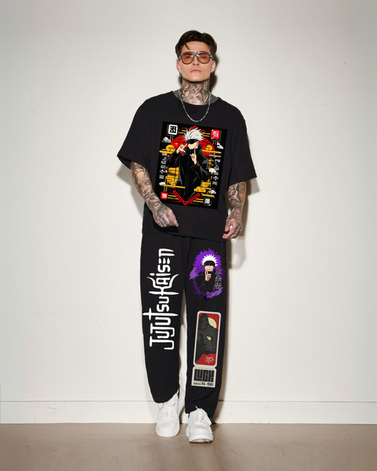 Men's gojo mode cordset (Black and Black )