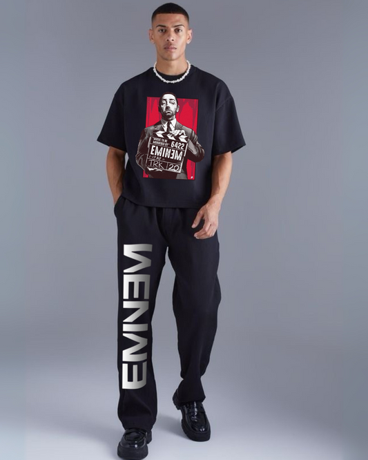 Men's Music murdered cordset (Black and Black )