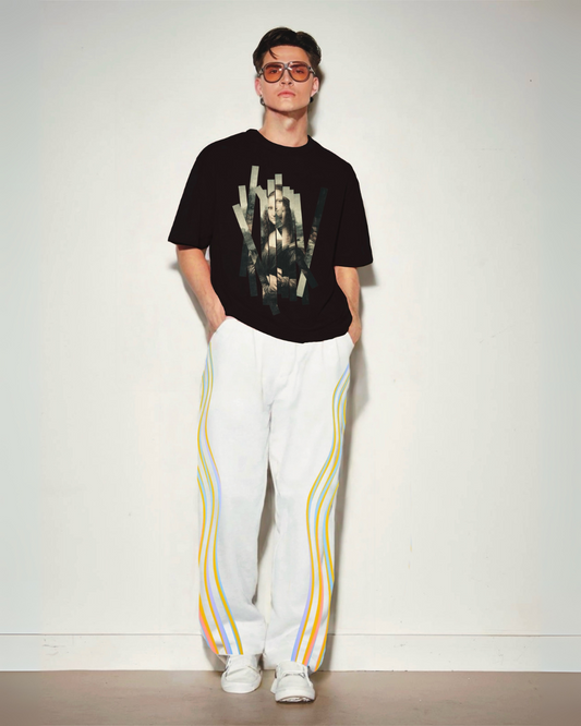 Men's retro vision cordset (black and white)