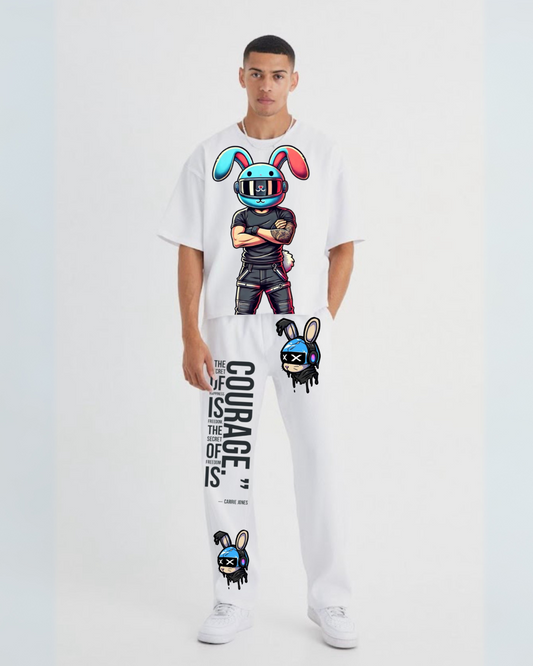 Men's secret freedom cordset (white and white )