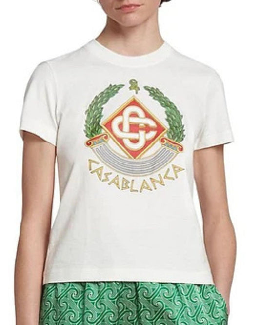 Victory Laurel Unisex Exclusive Oversized Tee - White